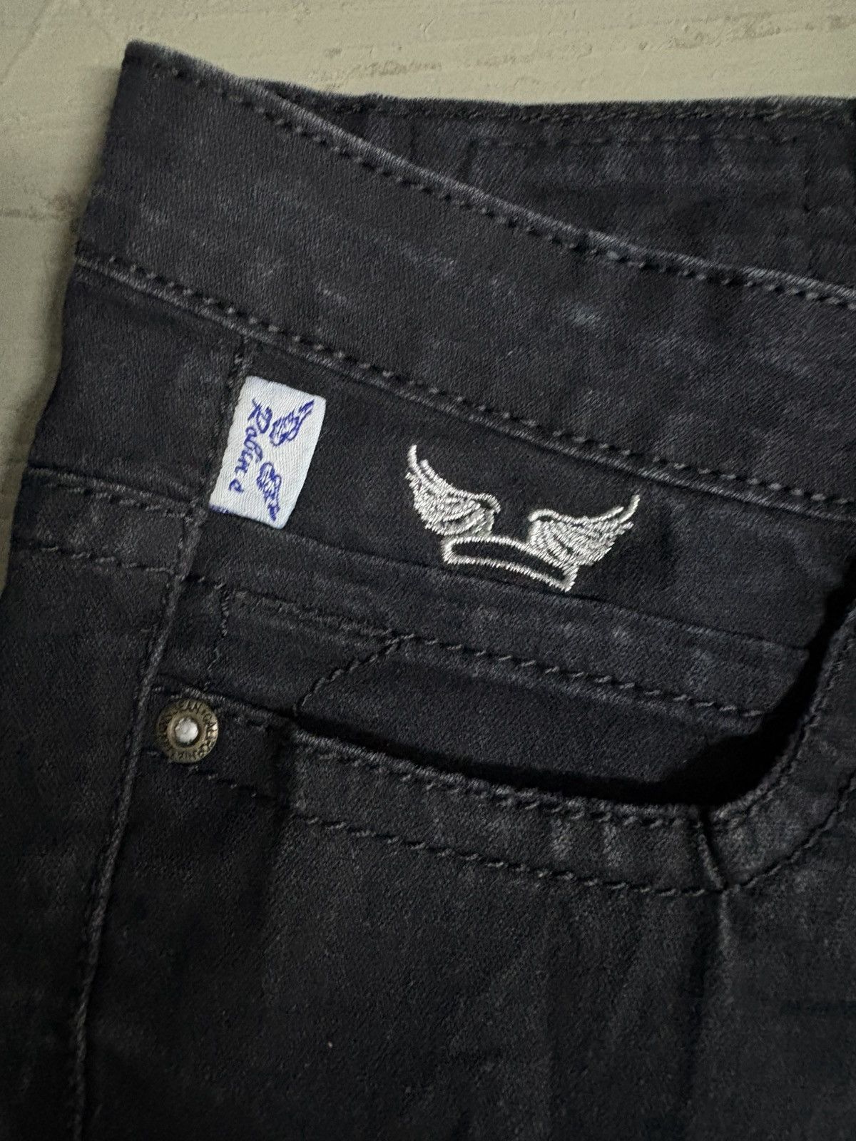 Robins Jeans Vintage Robins Jean studded black denim Size 30" / US 8 / IT 44 - 8 Thumbnail