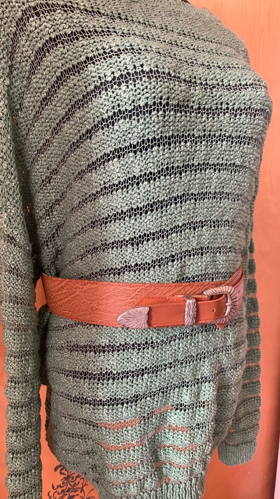 Designer × Other × Vintage Vintage 80s Leather Layered Belt Size ONE SIZE - 2 Thumbnail