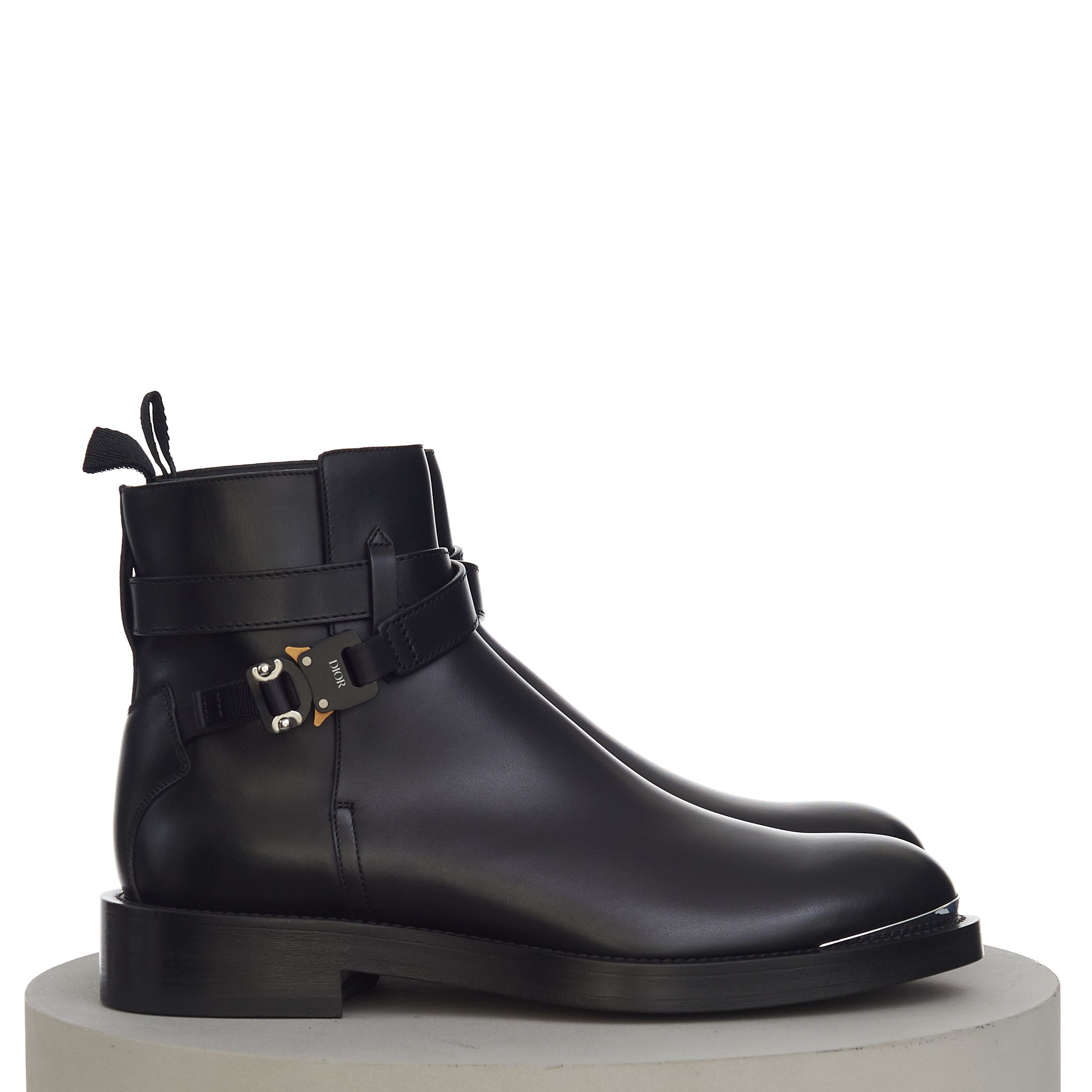Dior Evidence Ankle Boot In Black Smooth Calfskin Size US 7 / EU 40 - 2 Thumbnail
