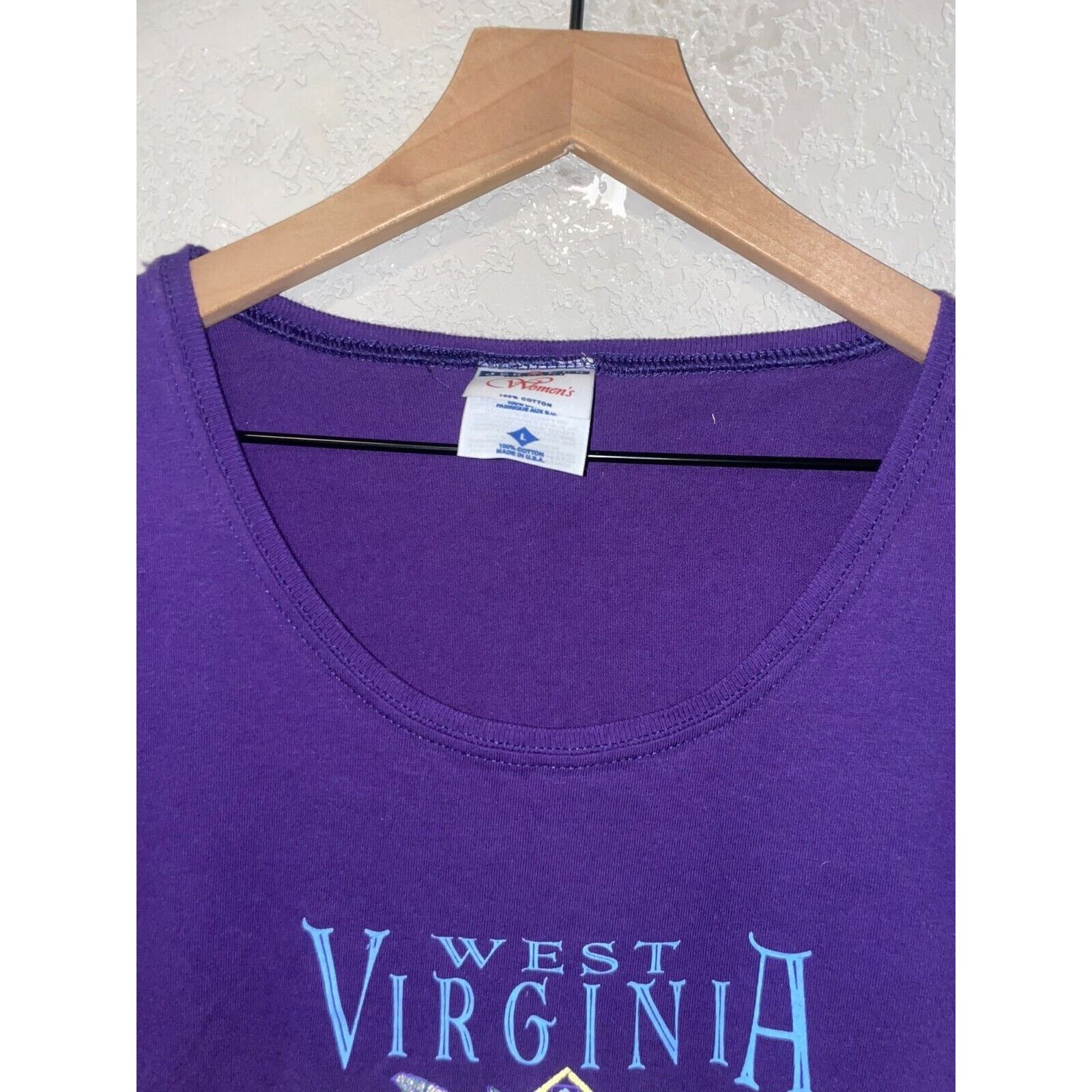 Jerzees Vintage Womens West Virginia Sleeper Shirt Tee Women L Large Size L / US 10 / IT 46 - 6 Thumbnail