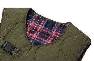 Vintage Tomomi x Yuri Army green utility buckle quilted vest jacket Size US L / EU 52-54 / 3 - 5 Thumbnail