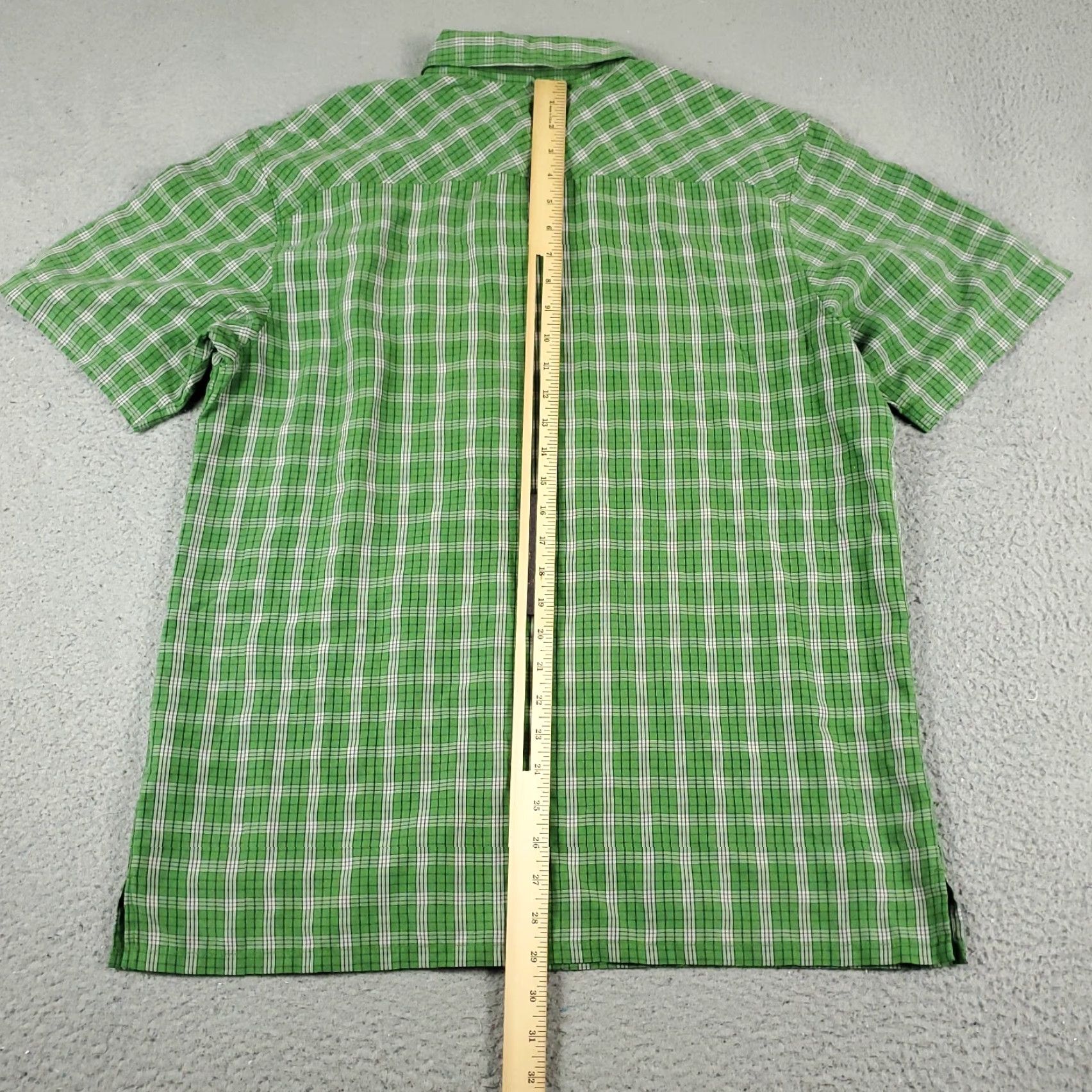 Vintage Columbia Shirt Mens Medium Green Plaid Button-Up Short Sleeve Casual Shirt Size US M / EU 48-50 / 2 - 4 Thumbnail