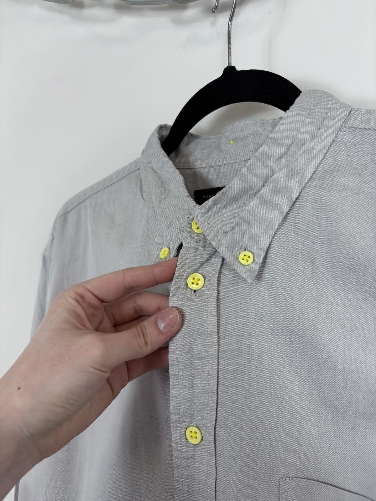 Marc by Marc Jacobs Marc By Marc Jacobs Men’s Grey Long Sleeve Shirt Size US L / EU 52-54 / 3 - 6 Thumbnail