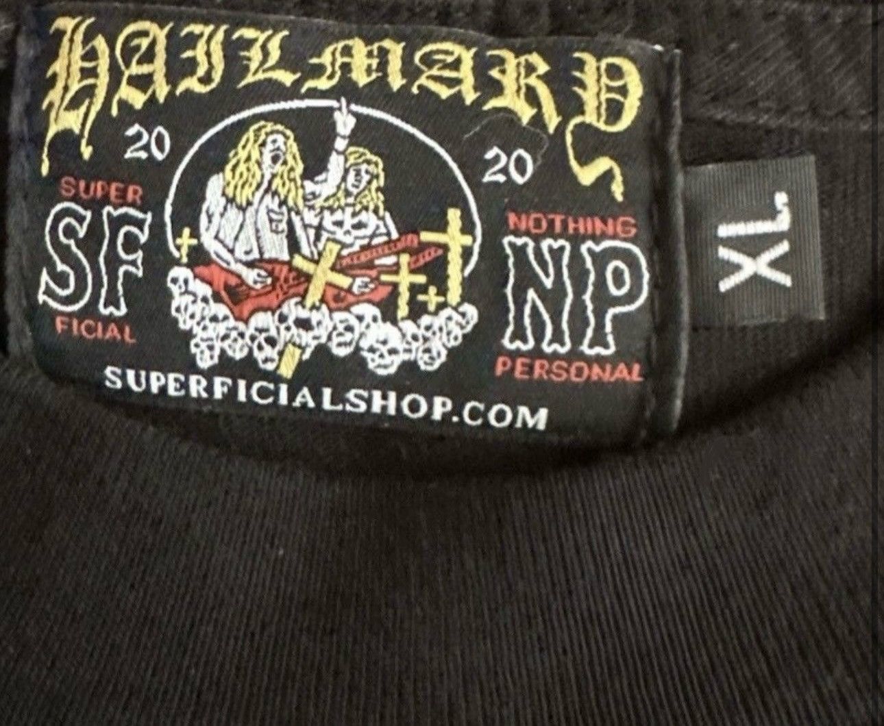 Vintage Superficial x Nothing Personal tshirt insanity is everything Size US XL / EU 56 / 4 - 8 Thumbnail