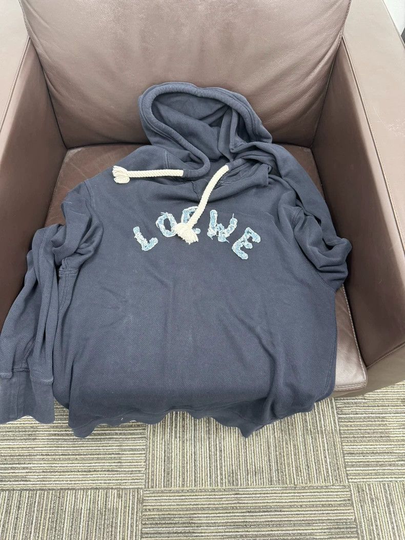 Loewe Loewe Hemp rope embroidered letter hoodie Size XS / US 0-2 / IT 36-38 - 1 Thumbnail