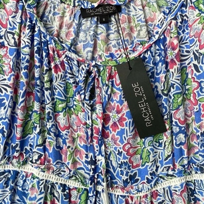 Rachel Zoe NWT New Rachel Zoe Womens Small Tiered A Line Dress Size S / US 4 / IT 40 - 2 Thumbnail