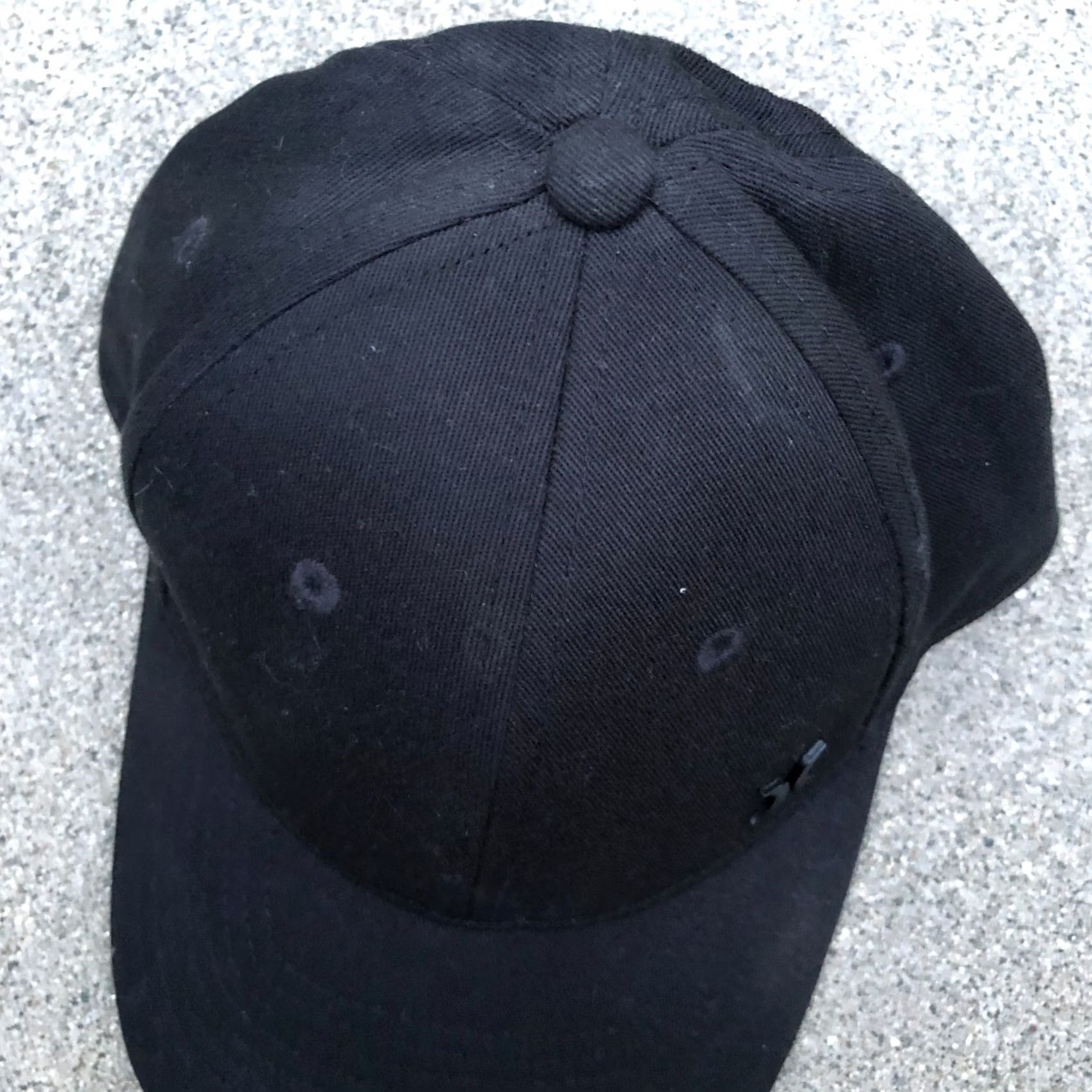 Hurley HURLEY A Flex Fitted Hat Men's M/L Black Baseball Cap Size ONE SIZE - 4 Thumbnail