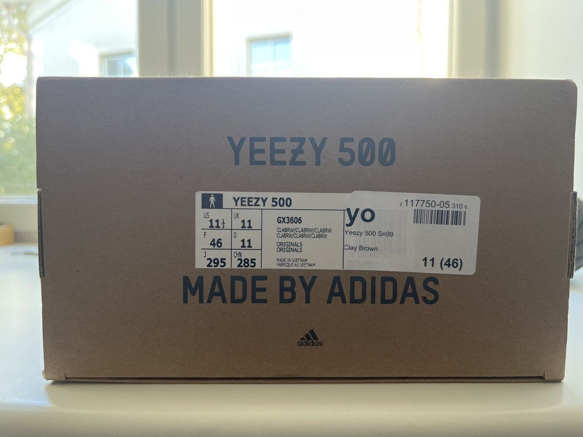 Adidas Yeezy 500 Clay brown Size US 12.5 / EU 45-46 - 7 Thumbnail