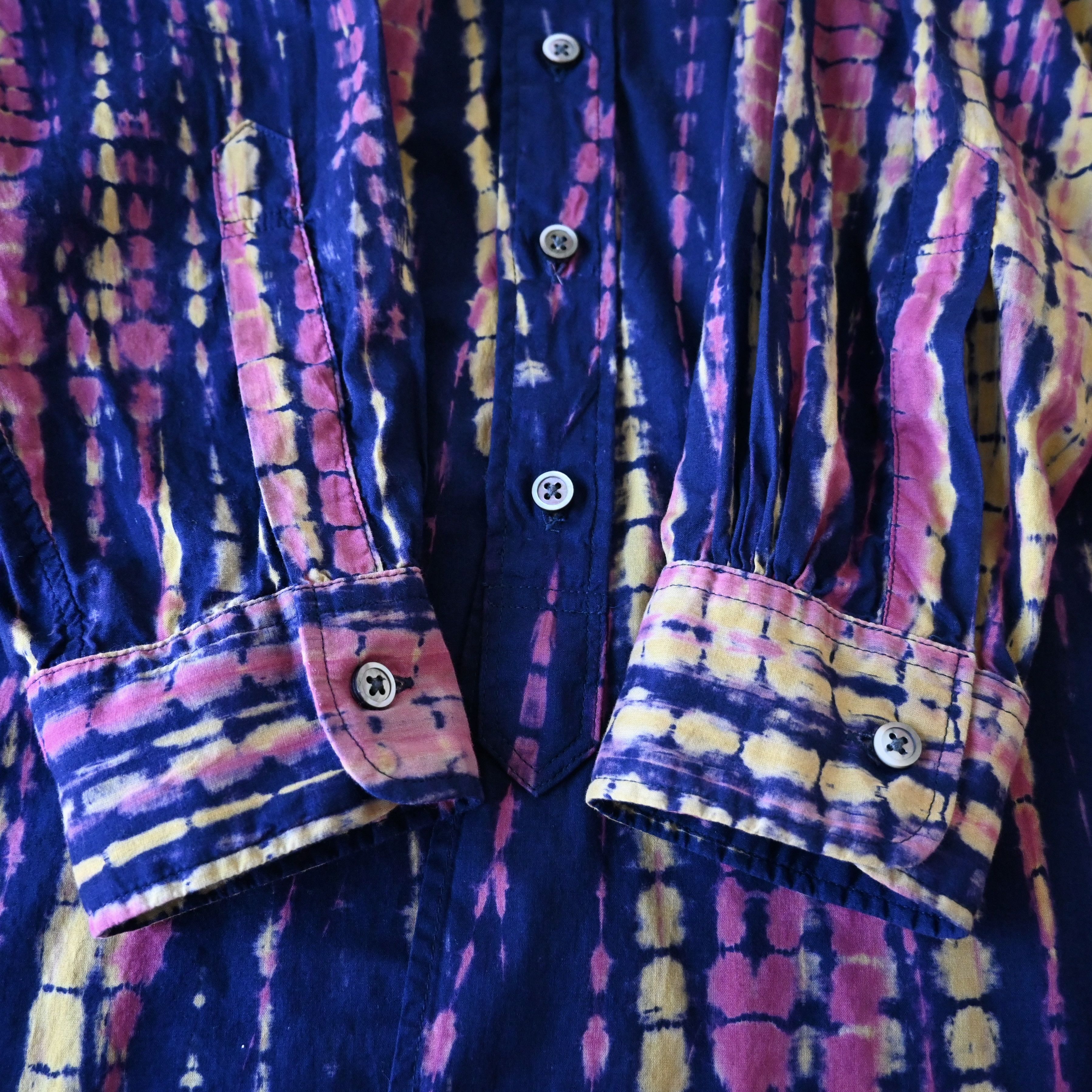 Engineered Garments Engineered Garments "19th Century Shirt" Lawn batik stripe Size US S / EU 44-46 / 1 - 16 Thumbnail