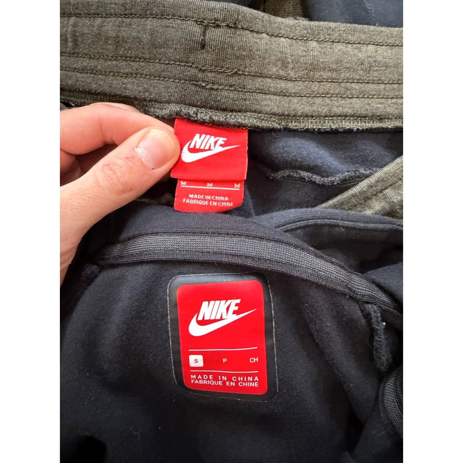 Nike Nike Tracksuit Green Sweatsuit Men’s S/M Fleece Zip Set Size US 29 - 3 Thumbnail