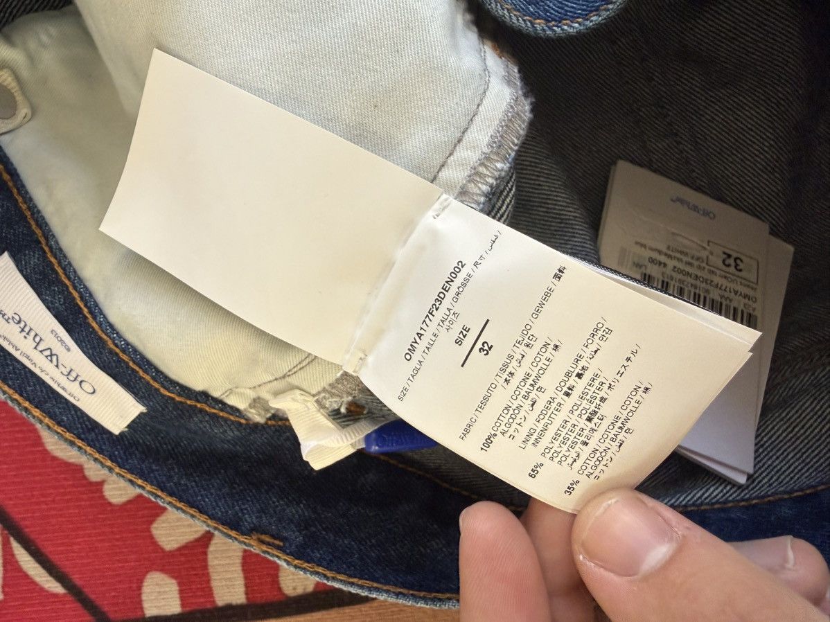Off-White Off-White Jeans UOarr tab zip Size US 32 / EU 48 - 6 Thumbnail
