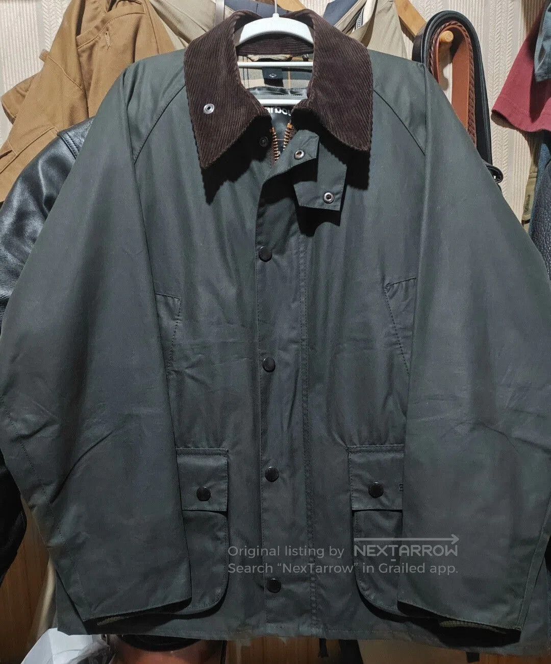 Barbour Bedale Waxed Jacket.