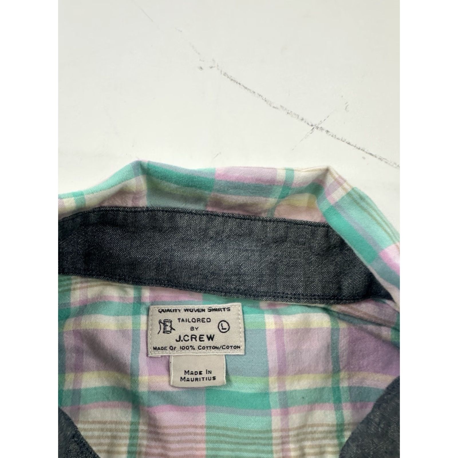 J.Crew J.Crew Shirt Mens Large Plaid Woven Button-Up Long Sleeve Casual Preppy Multicolor Button-Up Shirt Mens Large Plaid Woven Cotton Casual Preppy Size US L / EU 52-54 / 3 - 3 Thumbnail