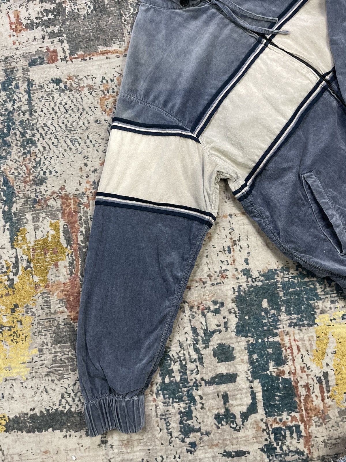 N.Hollywood Corduroy Swing Top Striped Jacket