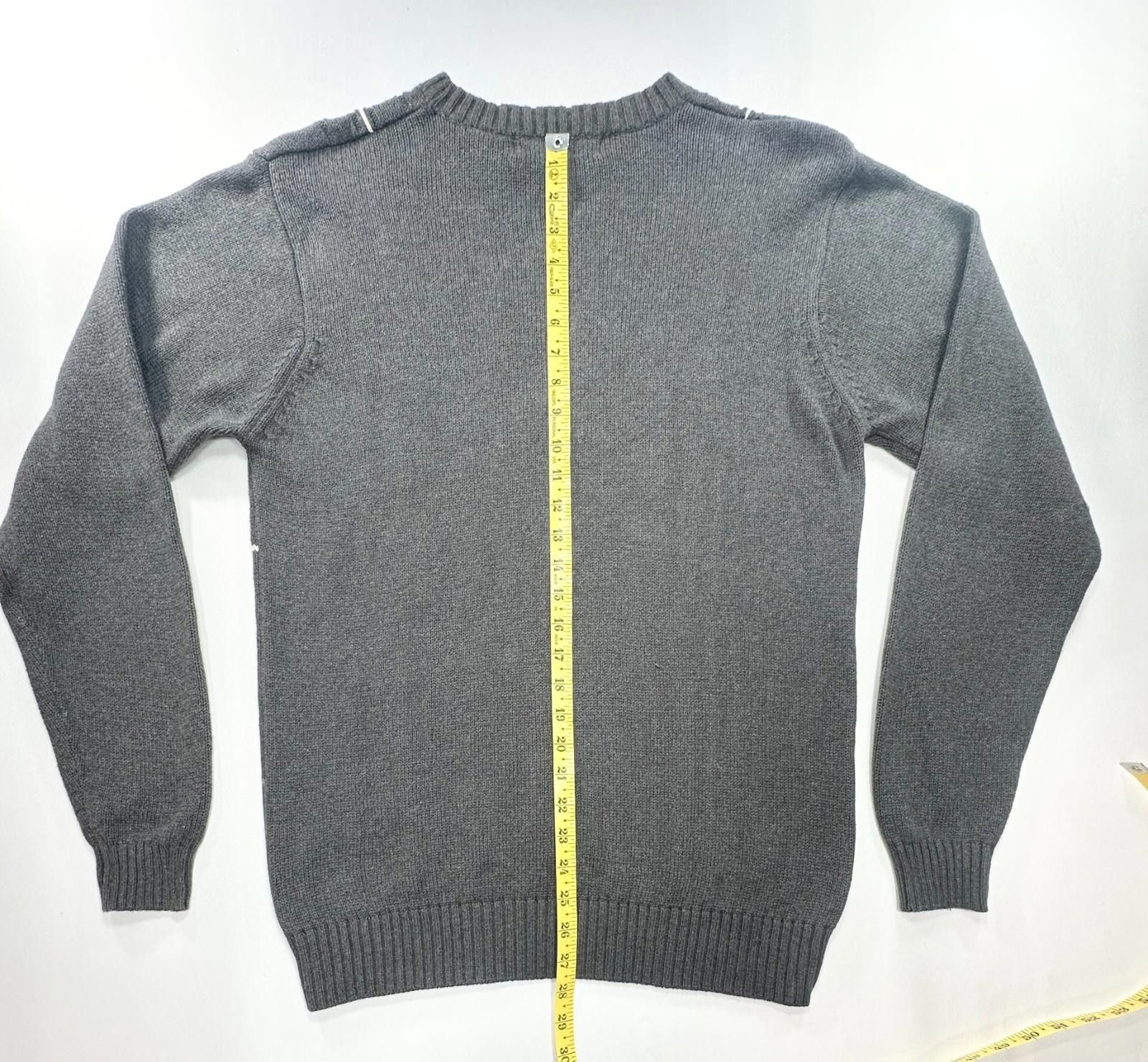 Oscar De La Renta Oscar de la Renta Cotton Knit Pullover Sweater Gray Mens L Size US L / EU 52-54 / 3 - 3 Thumbnail