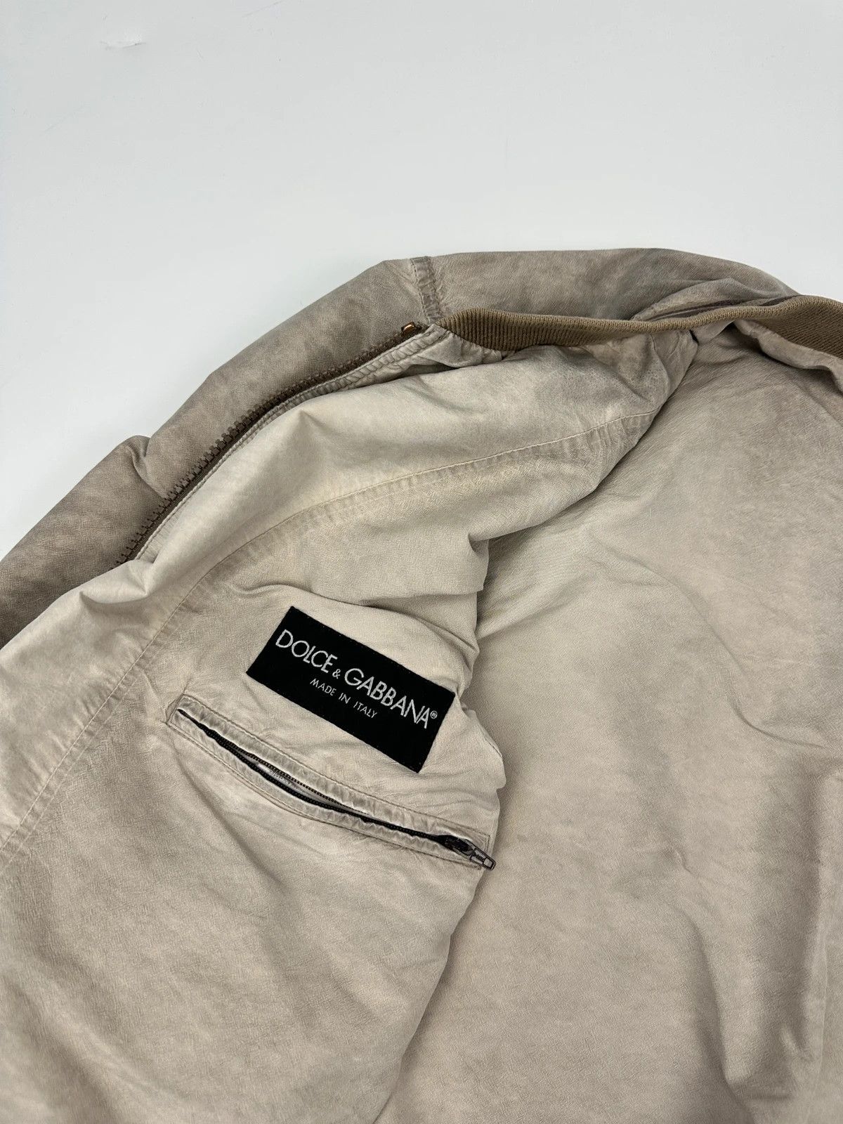 Dolce & Gabbana Dolce & Gabbana Grey Nylon Faded Bomber Jacket Size US M / EU 48-50 / 2 - 14 Thumbnail