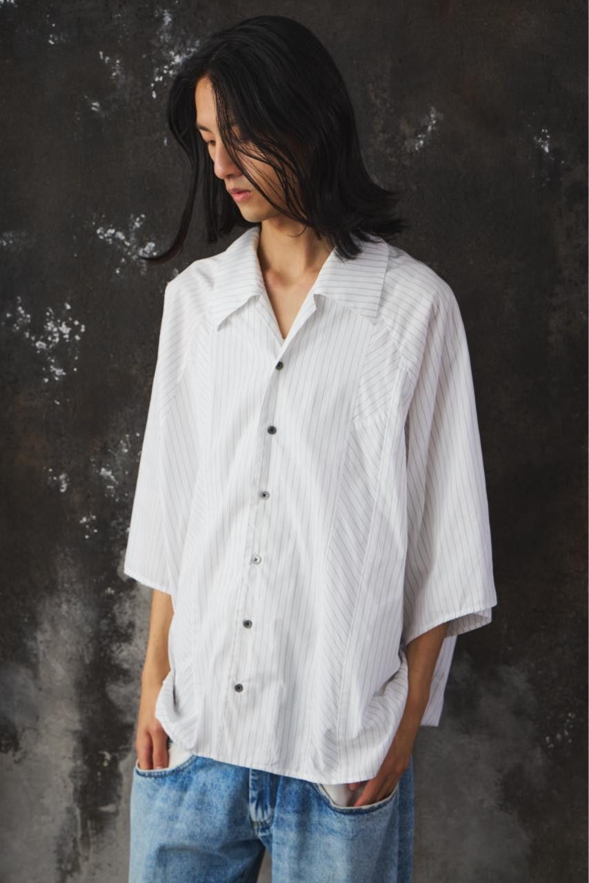 my beautiful landlet My Beautiful Landlet POPLIN STRIPED SLEEVE SHIRT Size US S / EU 44-46 / 1 - 2 Thumbnail