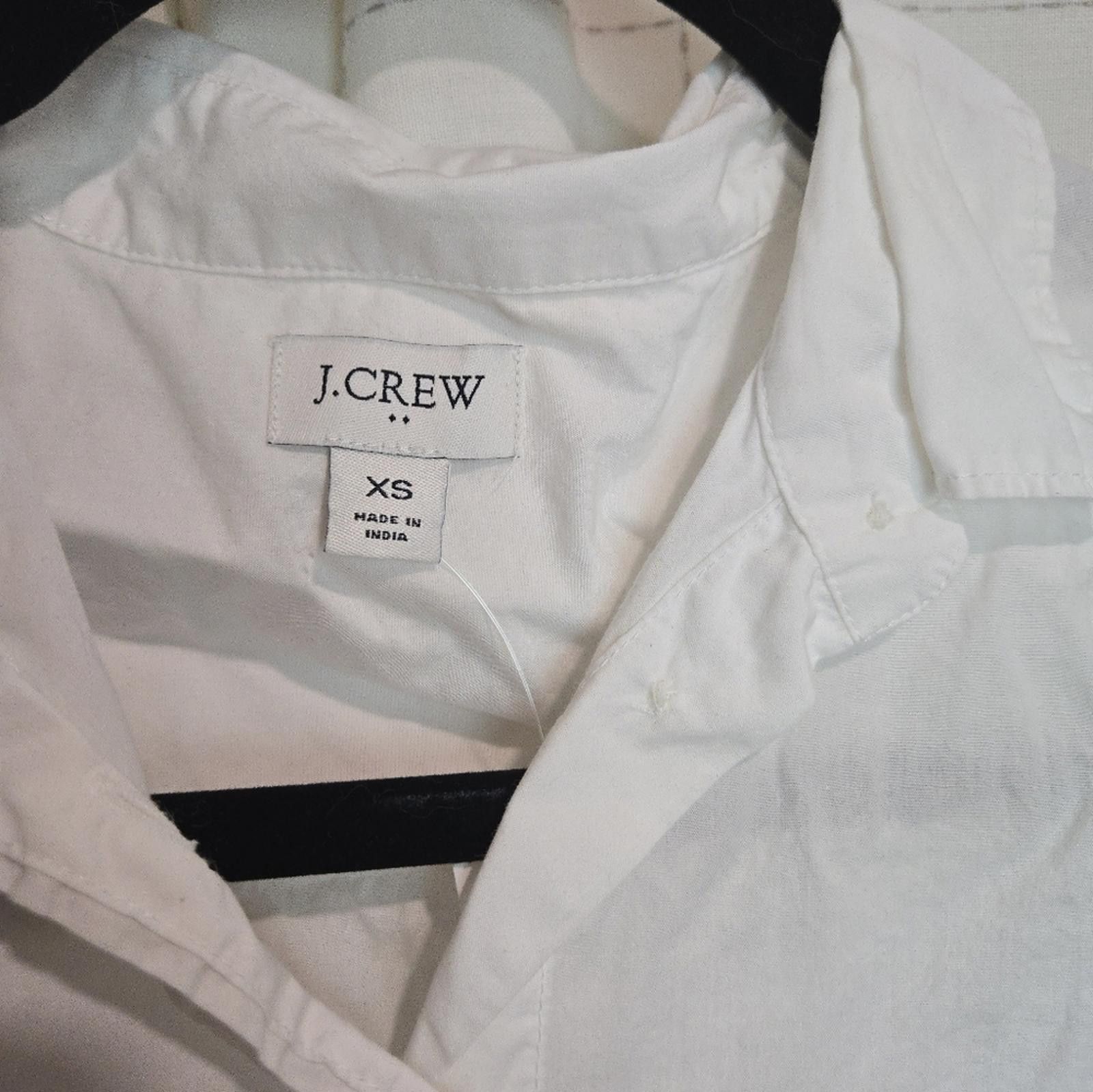 J.Crew J Crew Button-up Cotton Poplin Shirt Size XS / US 0-2 / IT 36-38 - 5 Thumbnail