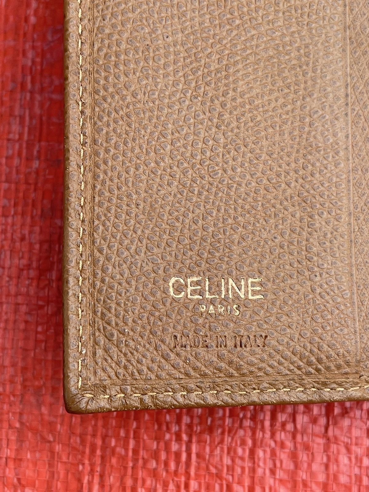 Celine Vtg Celine Tri-Fold Wallet Size ONE SIZE - 3 Thumbnail