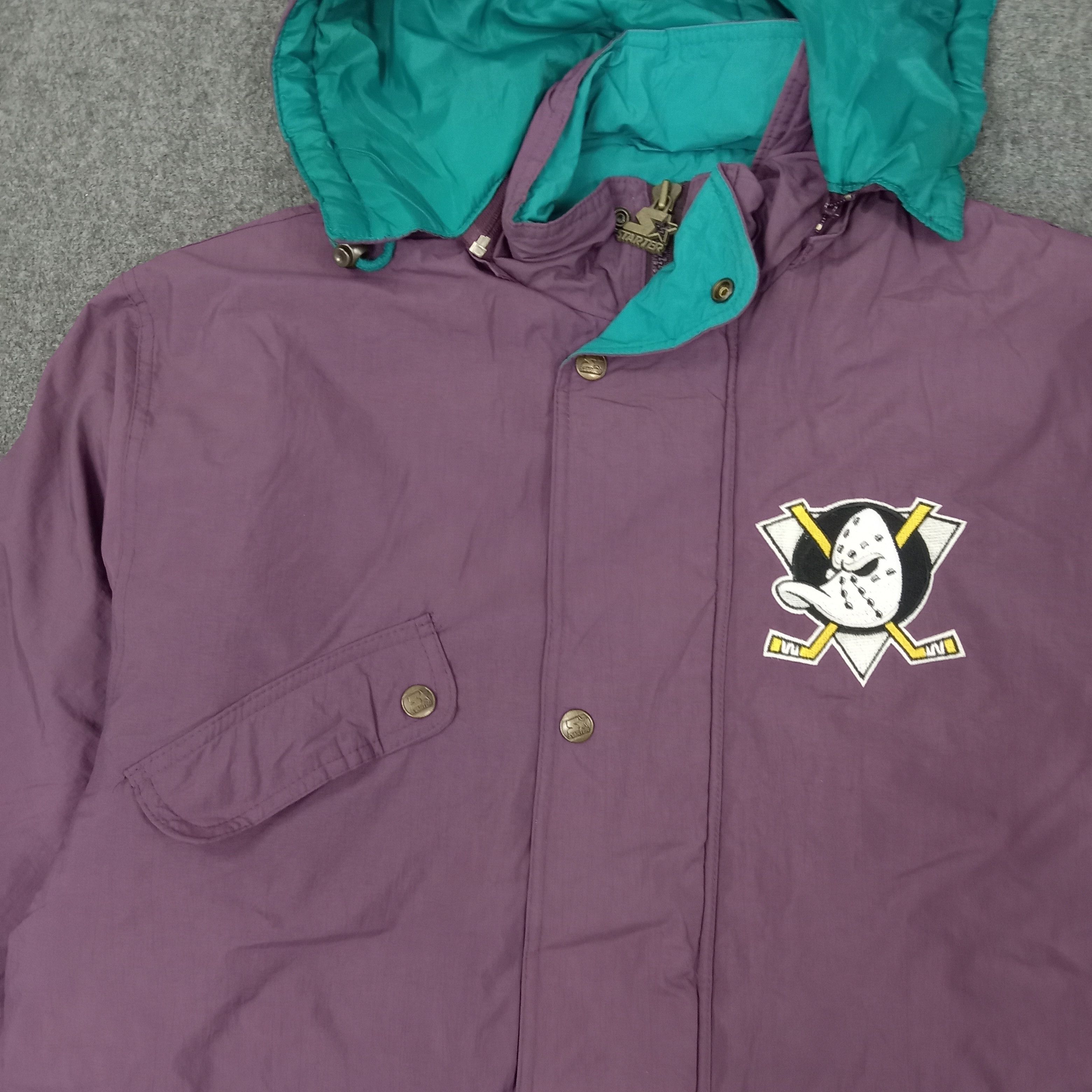 Starter Starter Mighty Ducks American NHL Team Jacket C245N19 Size US XL / EU 56 / 4 - 2 Thumbnail
