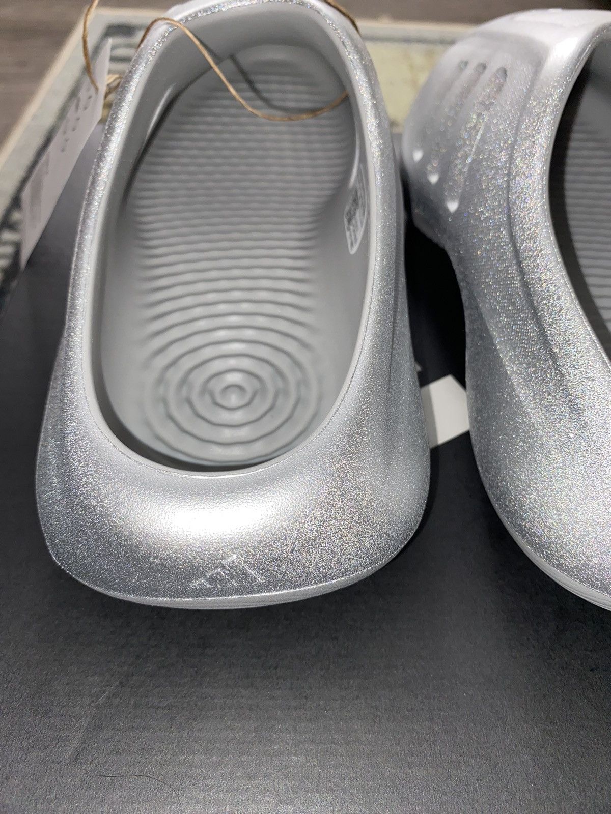 Adidas Adidas AdiFOM IIInfinity Mule Metallic Silver Size US 6 / IT 36 - 5 Thumbnail