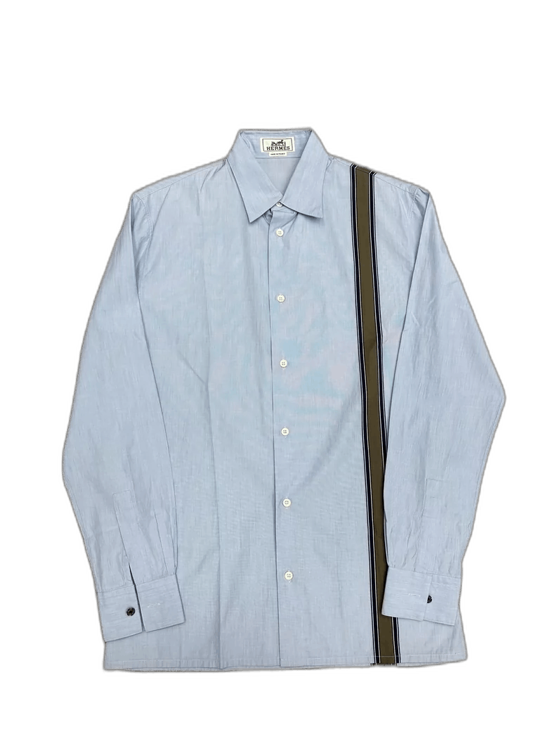 Hermes Hermes Striped Button-Up Shirt Size US M / EU 48-50 / 2 - 1 Thumbnail