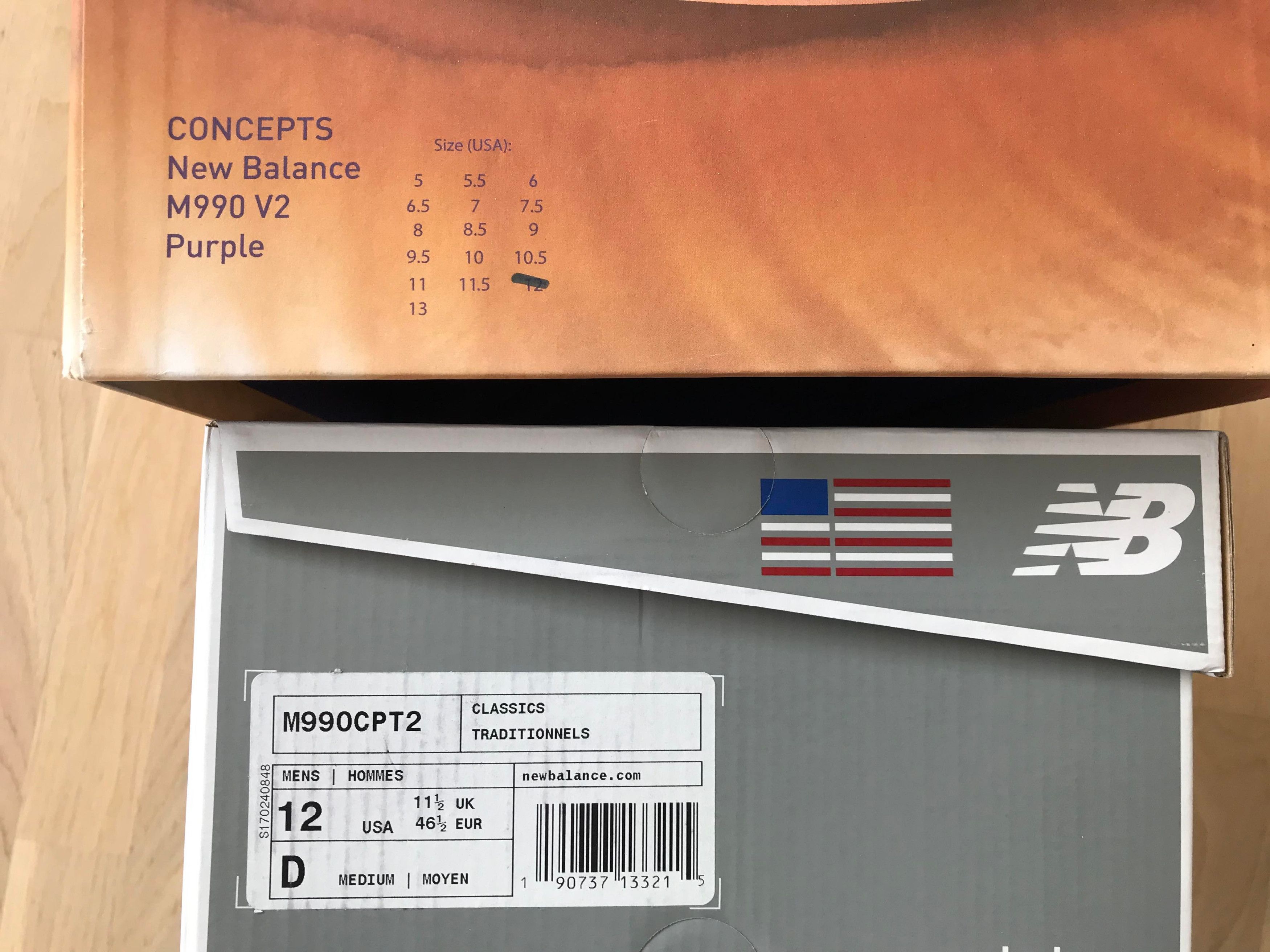 CNCPTS × New Balance New Balance 990v2 x Concepts Size US 12 / EU 45 - 6 Thumbnail