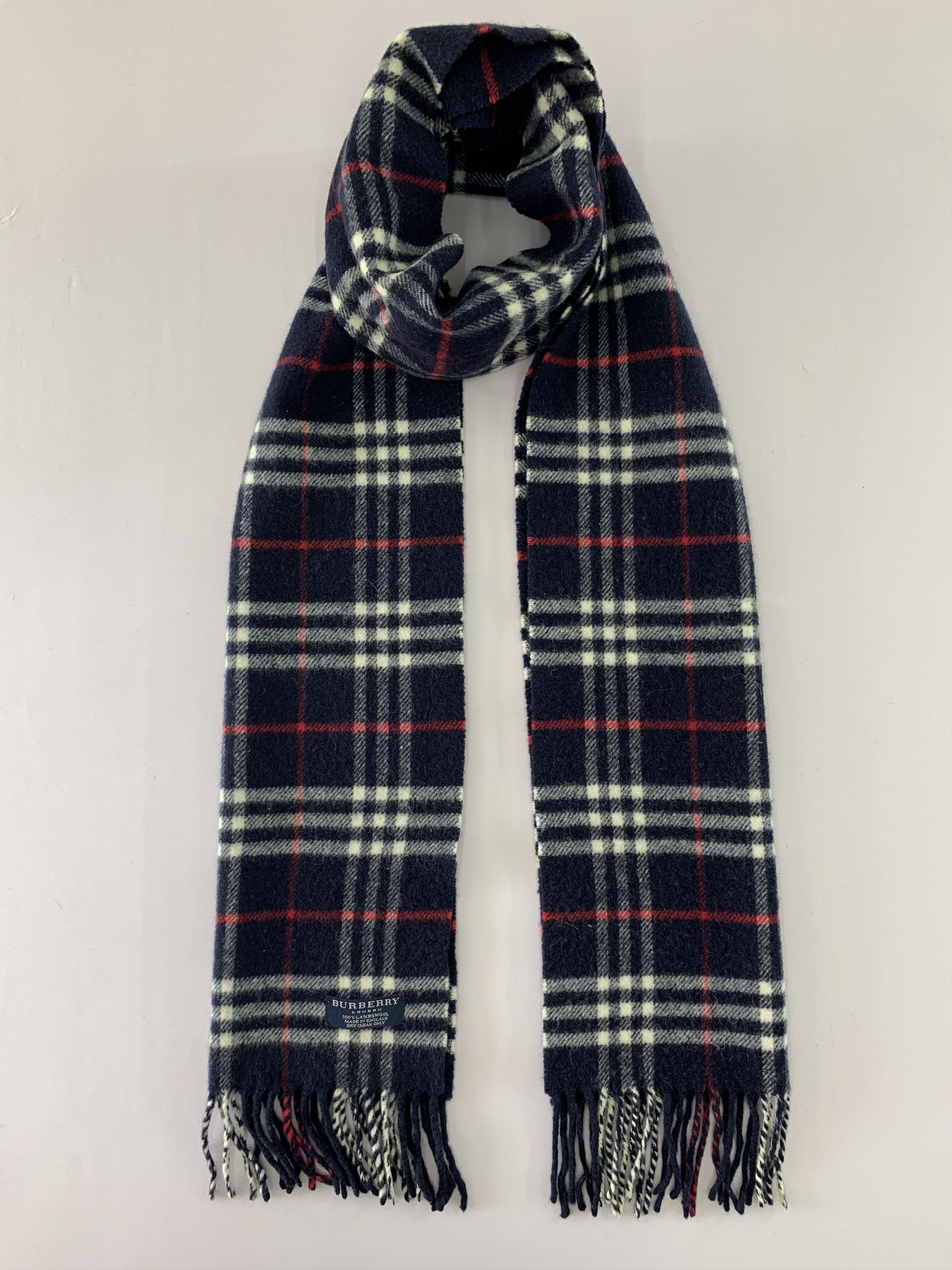 Burberry Burberry Scarf Wool Muffler Neck Wrap BL4326 Size ONE SIZE - 1 Thumbnail