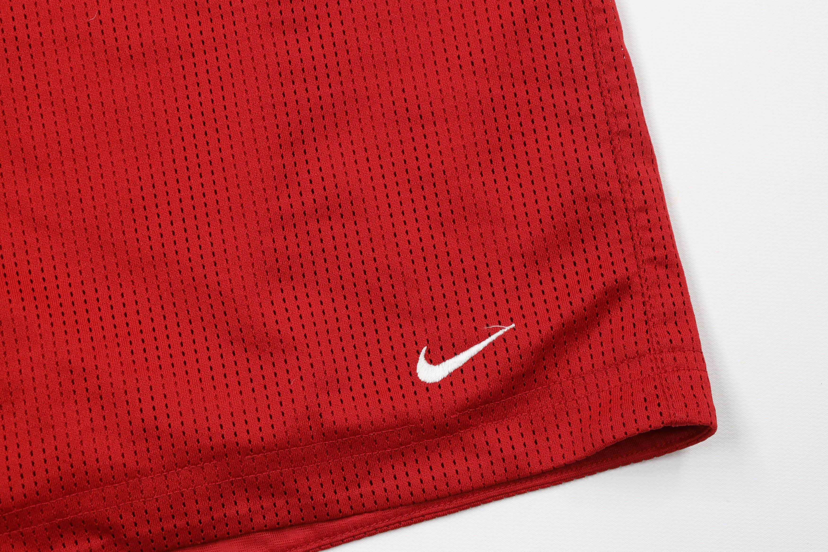 Nike × Vintage Vintage 90s Nike Mini Swoosh Mesh Basketball Gym Shorts Size US 34 / EU 50 - 5 Thumbnail