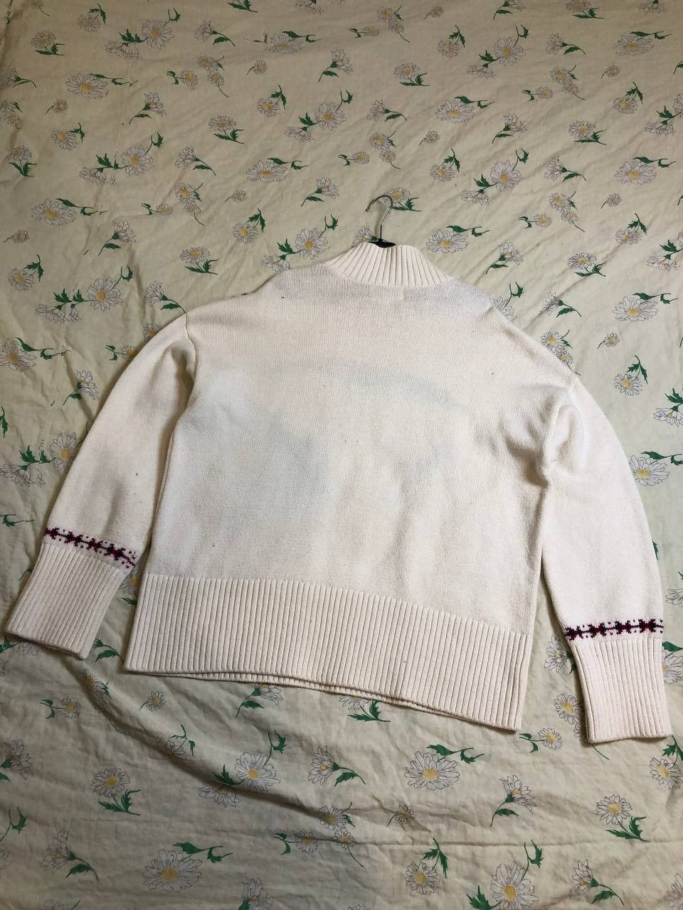 Vintage Joules Abigail Cream Ski Intarsia High Neck Jumper Size L / US 10 / IT 46 - 13 Thumbnail