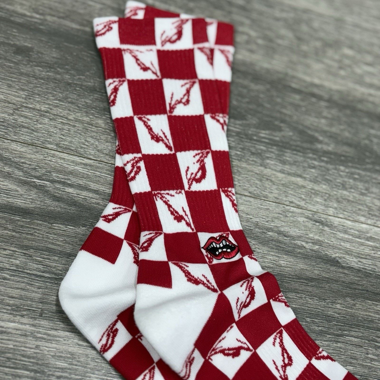 Chrome Hearts Chrome Hearts Matty Boy 99 Eye Socks ' Red ' | NEW! Size ONE SIZE - 4 Thumbnail