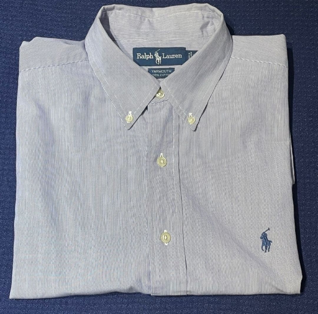 Polo Ralph Lauren Men's shirt by Ralph Lauren,16 1/2 neck, use100% cotton Size US M / EU 48-50 / 2 - 1 Thumbnail