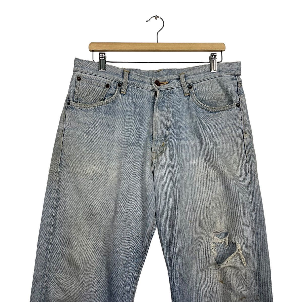Edwin Vintage Edwin Selvedge Redline Distressed Denim Jeans Size US 34 / EU 50 - 3 Thumbnail