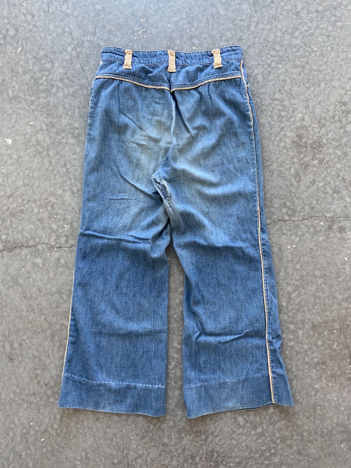Vintage Crazy Vintage 70s Flared Jeans Hippie Style Size US 30 / EU 46 - 10 Thumbnail