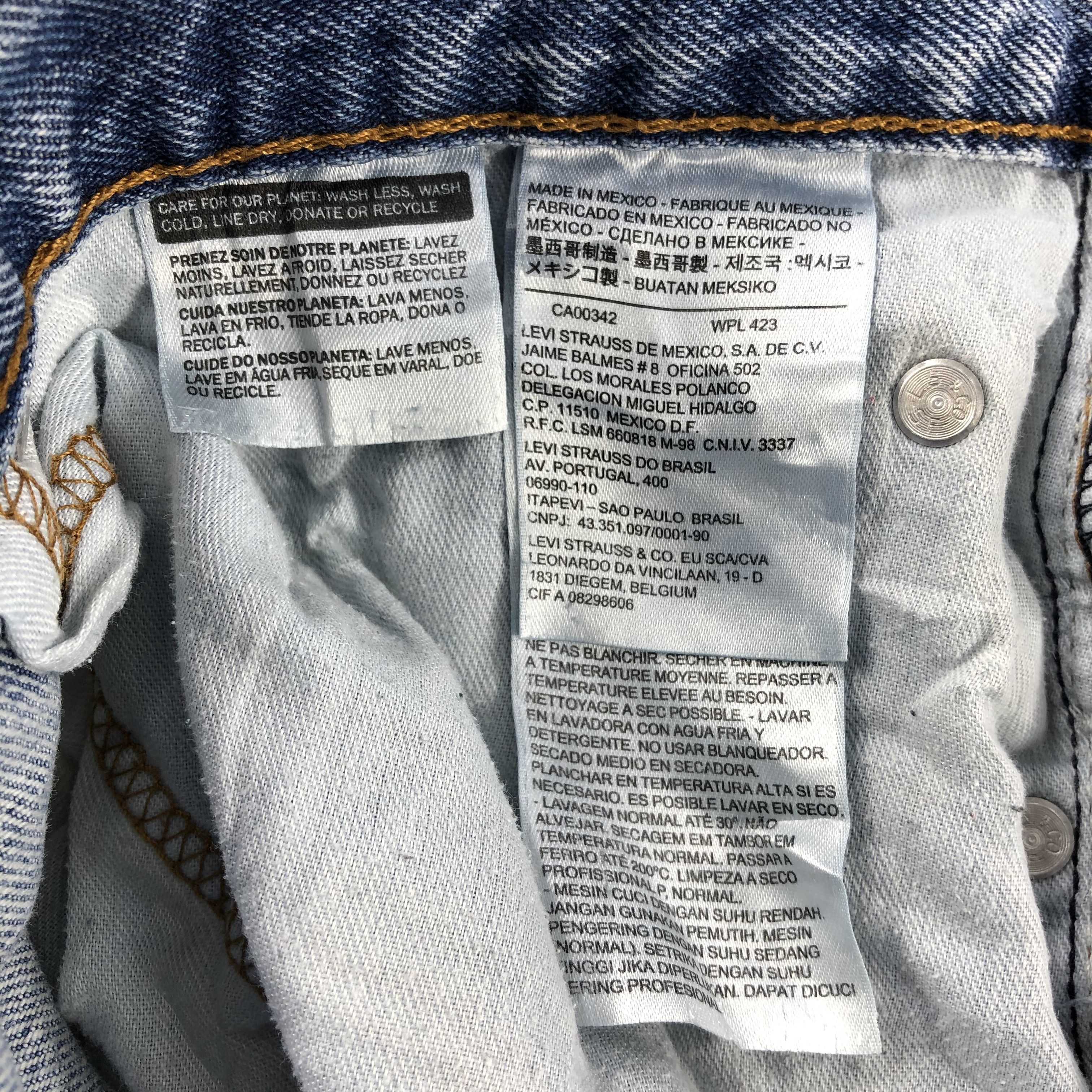 Levi's Dirty Wash Vintage Levis 550 Jeans Distressed Denim-J923 Size US 39 - 10 Thumbnail
