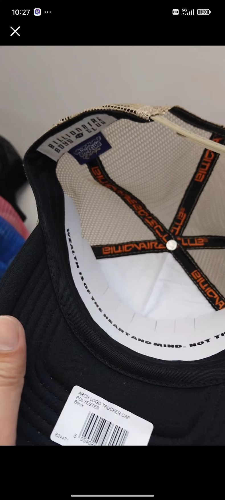 Billionaire Boys Club BBC ICECREAM Flying Dog Trucker Cap Size 32 - 4 Thumbnail