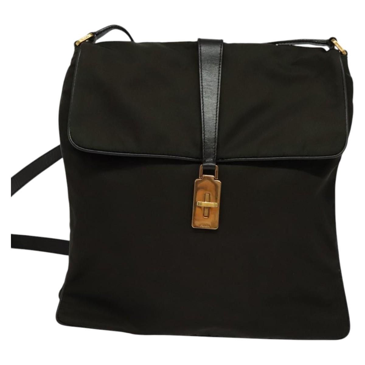 Prada PRADA Shoulder Bag Nylon Khaki Gold Size ONE SIZE - 2 Thumbnail