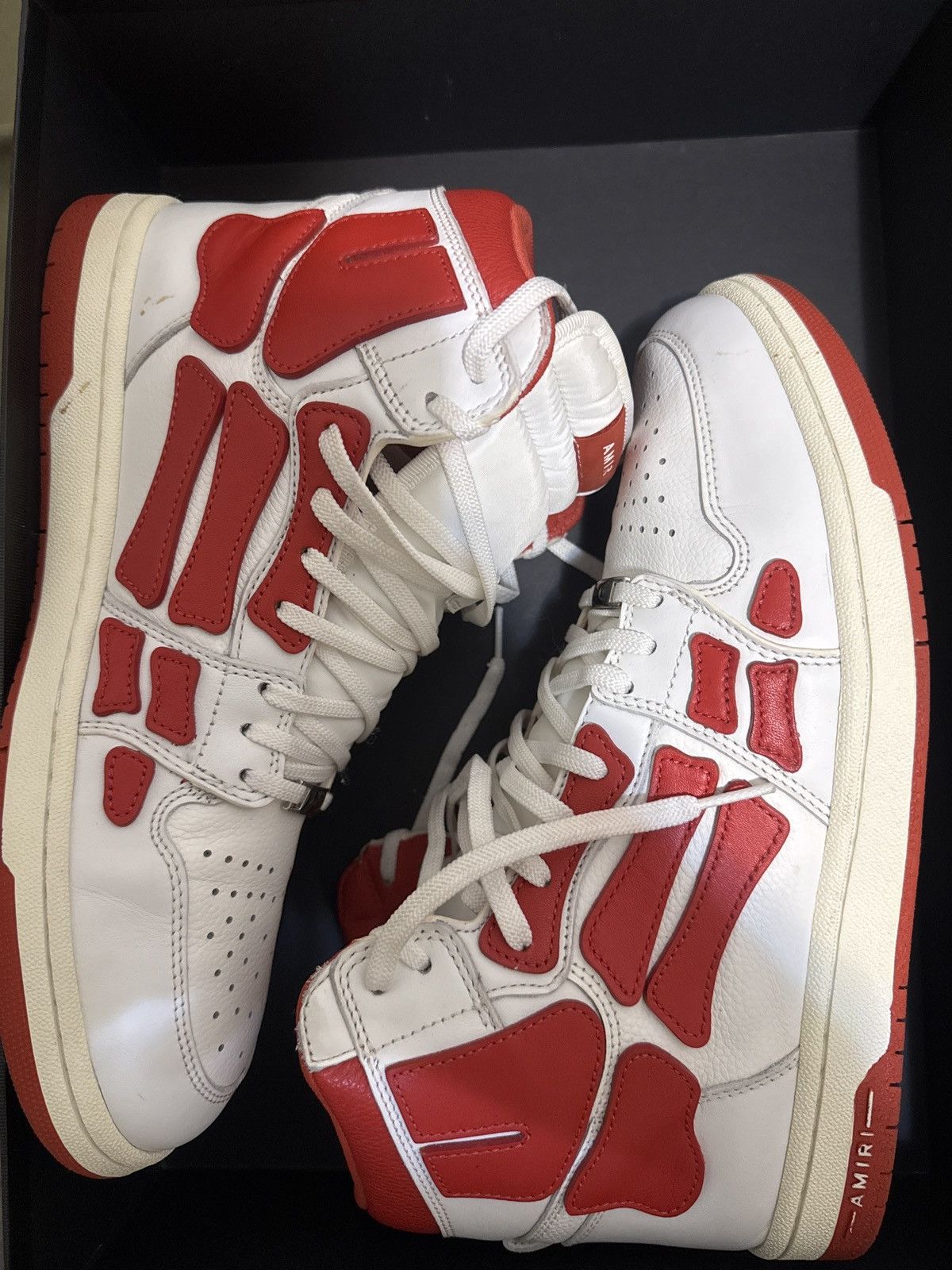 Amiri Amiri Skel Top High-Top Sneakers Size US 12 / EU 45 - 6 Thumbnail