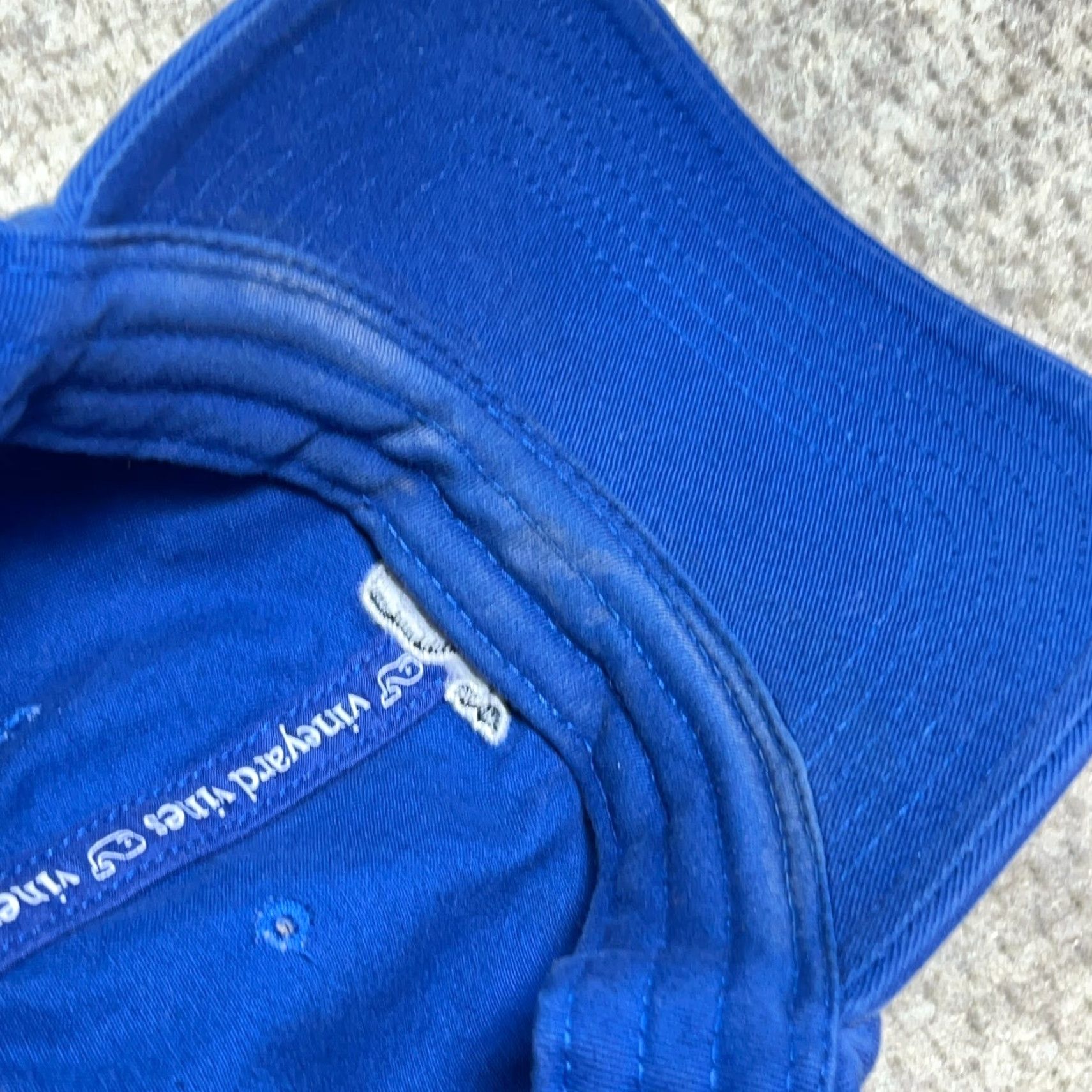 Vineyard Vines Vineyard Vines Hat Cap Strap Back Royal Blue Twill Whale Mens Dad Adjustable Baseball Cap City? Size ONE SIZE - 7 Thumbnail