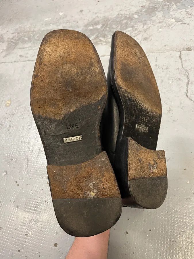 Gucci Gucci Black Leather Classy Chelsea Boot Size US 11 / EU 44 - 6 Thumbnail