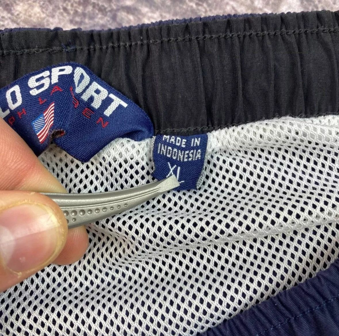 Ralph Lauren Sport × Vintage VINTAGE POLO SPORT POLO RALPH LAUREN NYLON SHORTS MENS L Size US 34 / EU 50 - 10 Thumbnail