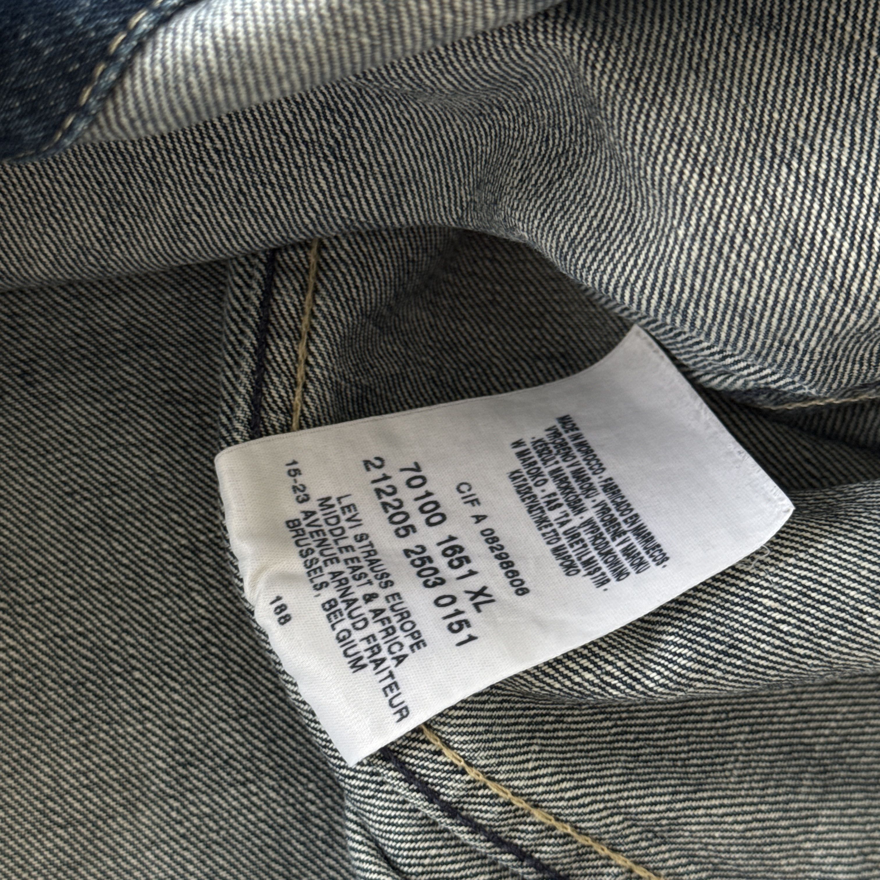Levi's Levis Engineered Jeans Vintage Denim Trucker Jacket Size XL Size US XL / EU 56 / 4 - 6 Thumbnail