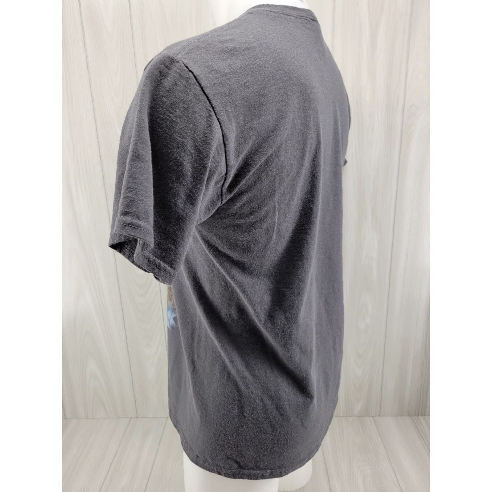 Jerzees VINTAGE 90s Wolves Moon Mens T-Shirt Regular Fit Short Sleeve Gray Wolf Pack Graphic Tee Jerzees Cotton Size US M / EU 48-50 / 2 - 7 Thumbnail