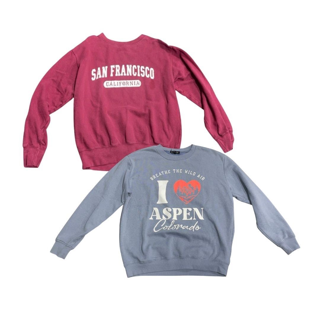 Other Bundle of 2 Novelty Sweatshirts San Francisco Aspen Colorado Size M / US 6-8 / IT 42-44 - 1 Thumbnail