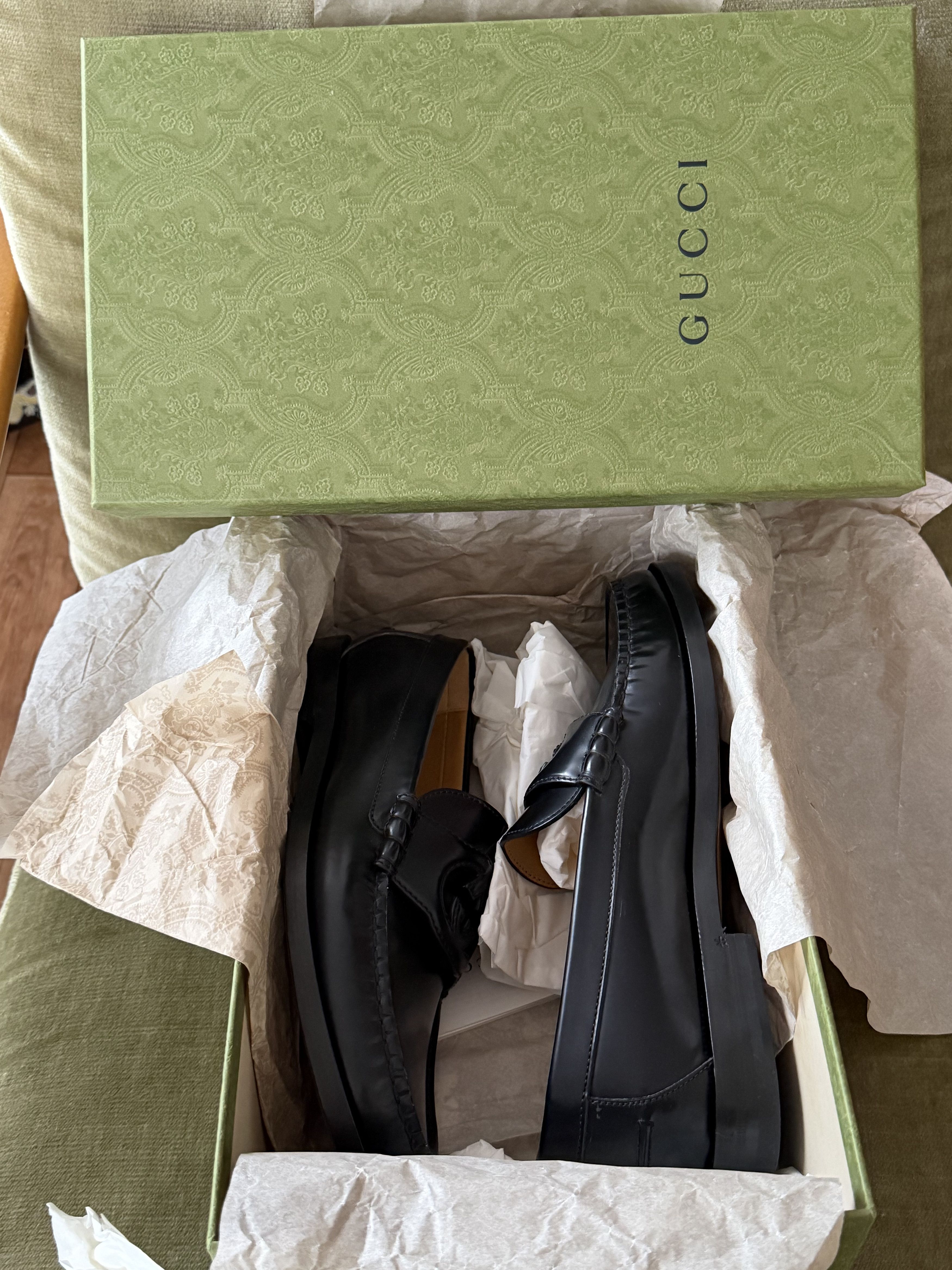 Gucci Gucci Loafer 'Interlocking G - Black' Size US 9 / EU 42 - 8 Thumbnail