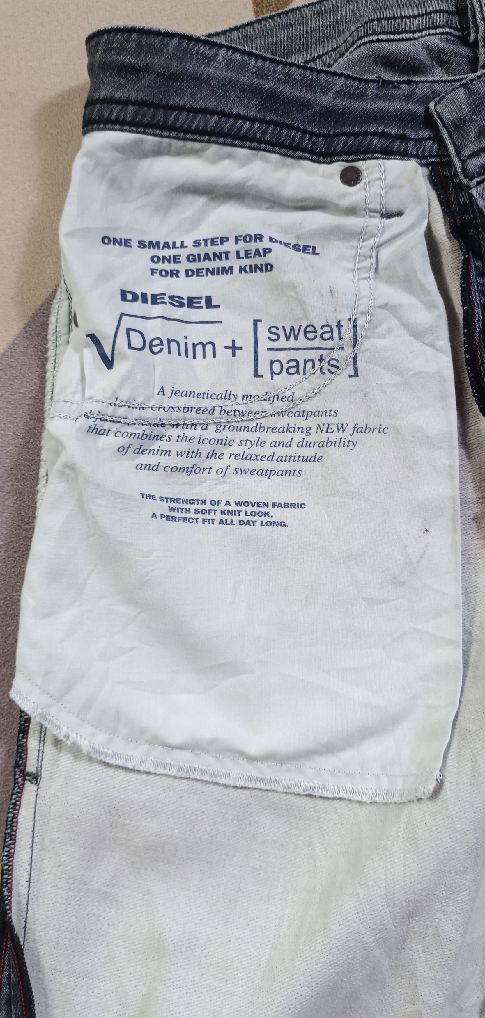 Diesel Diesel Thommer CB-NE Sweat Pants Size US 31 - 15 Thumbnail