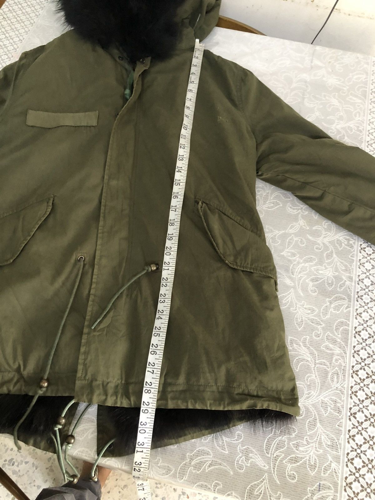 MR & MRS ITALY On Fire🔥 Mr & Mrs Italy Kayote Fur Army Green Parka Jacket Size XXS / US 00 / IT 34 - 23 Thumbnail