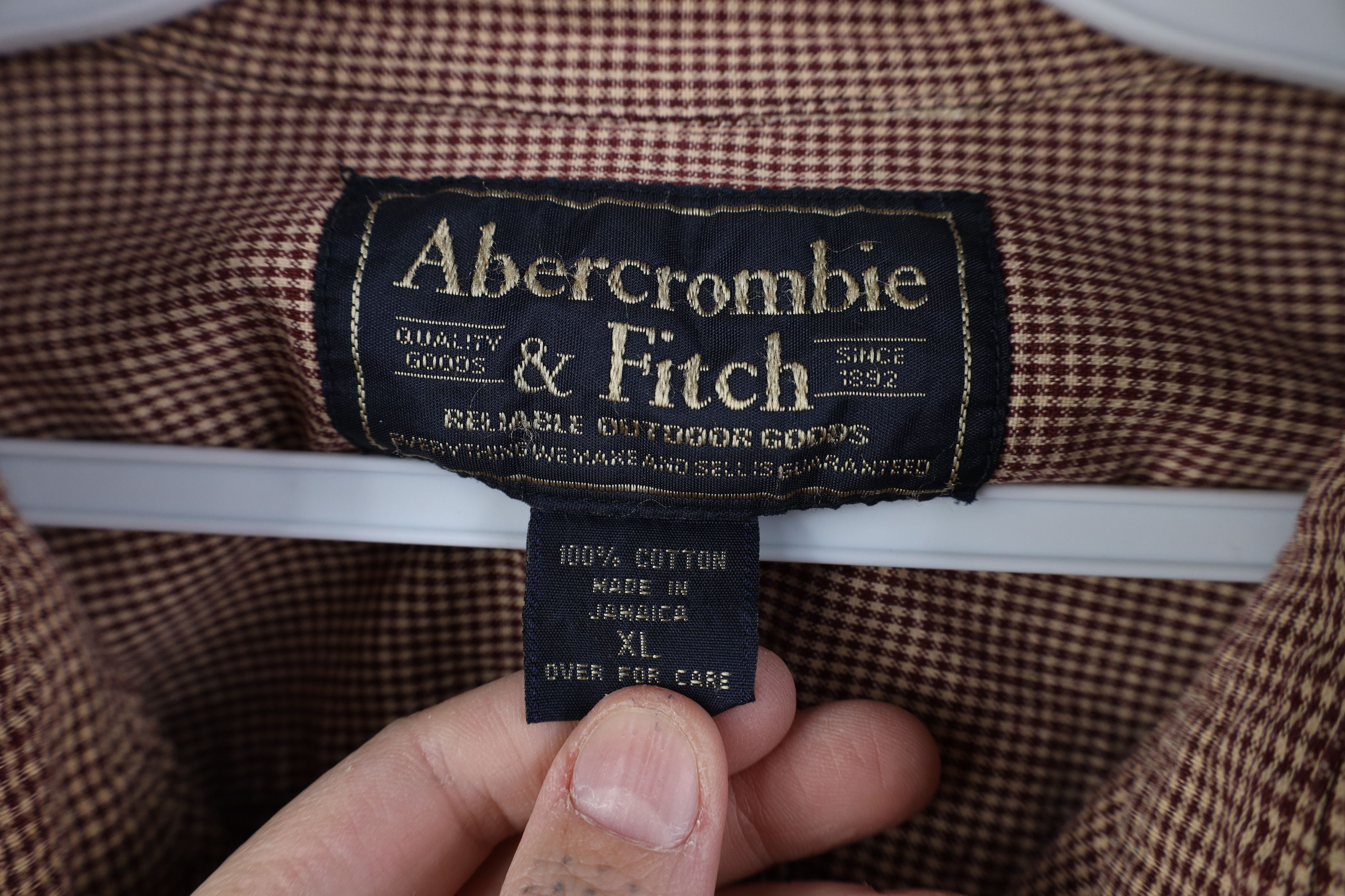 Abercrombie & Fitch Vintage 90s Y2K Abercrombie & Fitch Collared Button Shirt Size US XL / EU 56 / 4 - 7 Thumbnail