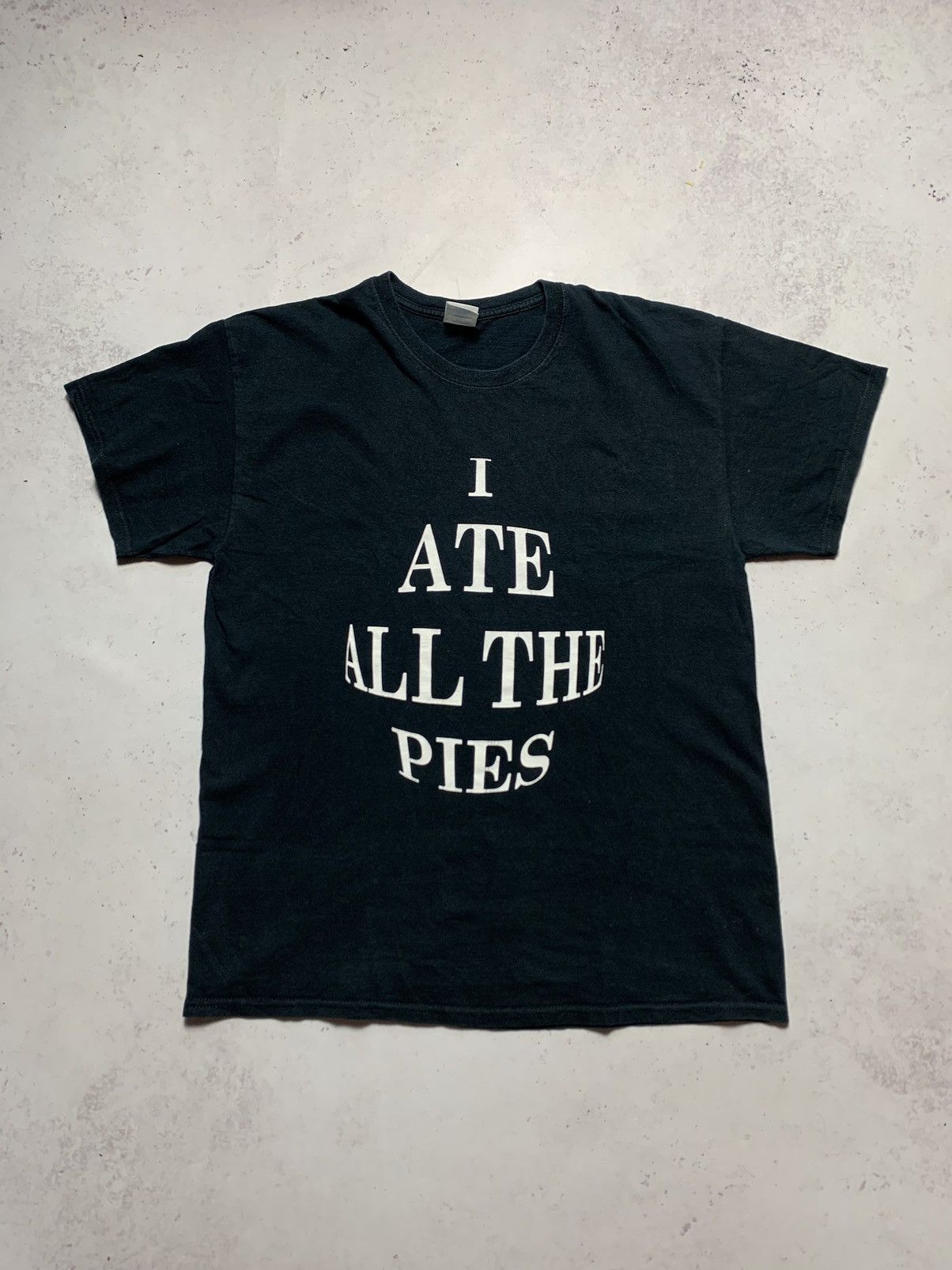 Vintage Vintage 90's Humor Streetwear Number Nine Style T-shirt Size US L / EU 52-54 / 3 - 5 Thumbnail