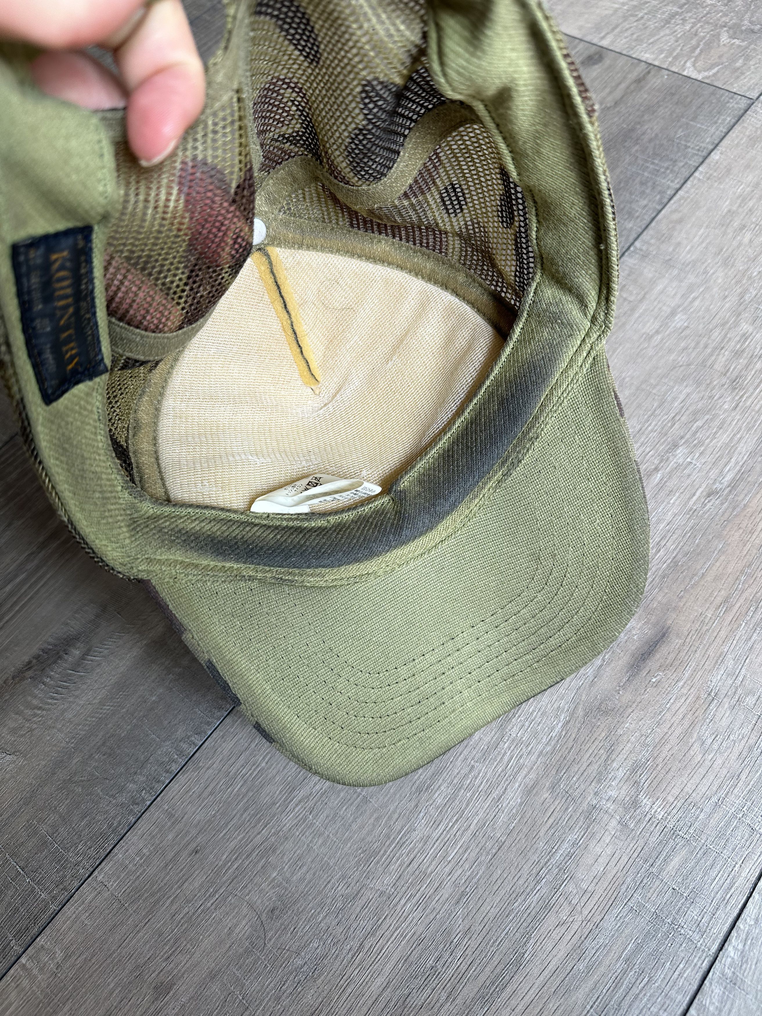 Kapital Kapital 'Denim Men Loves Cats' Trucker Hat Size ONE SIZE - 3 Thumbnail